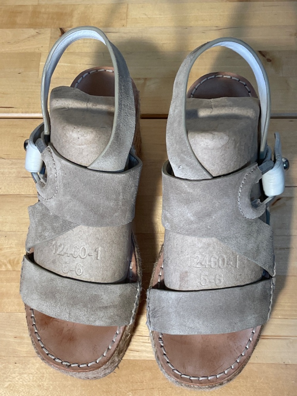 RAG & BONE August Suede Platform Espadrille Wedge Sandals - Picture 4 of 11